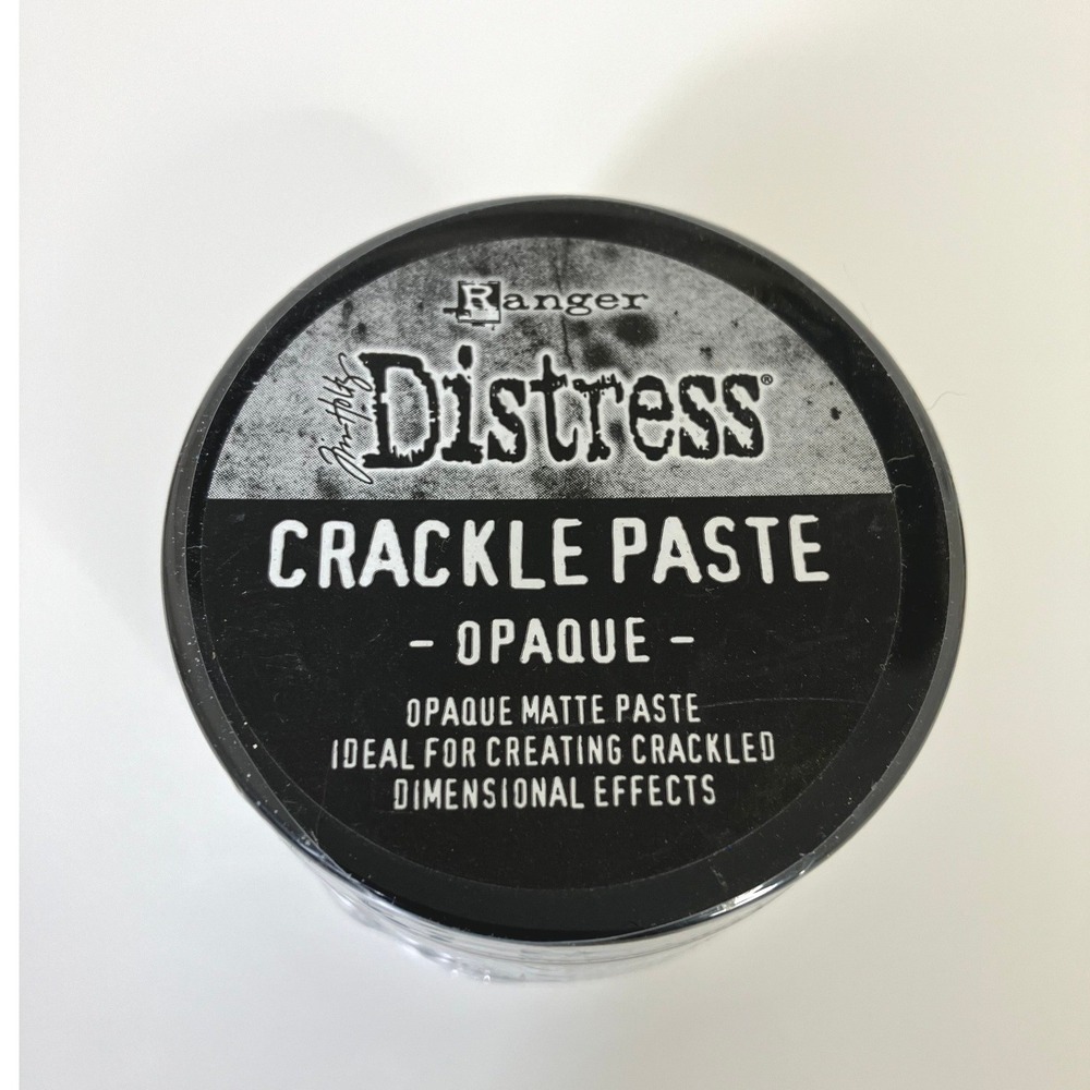 Ranger Distress Crackle Paste Opaque New Mixed Media Crafting
